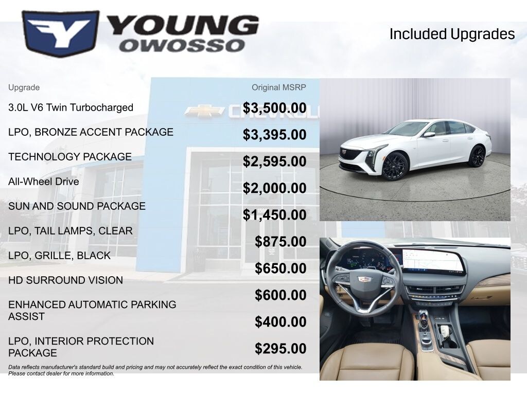 Certified 2025 CADILLAC CT5 Premium Luxury Sedan