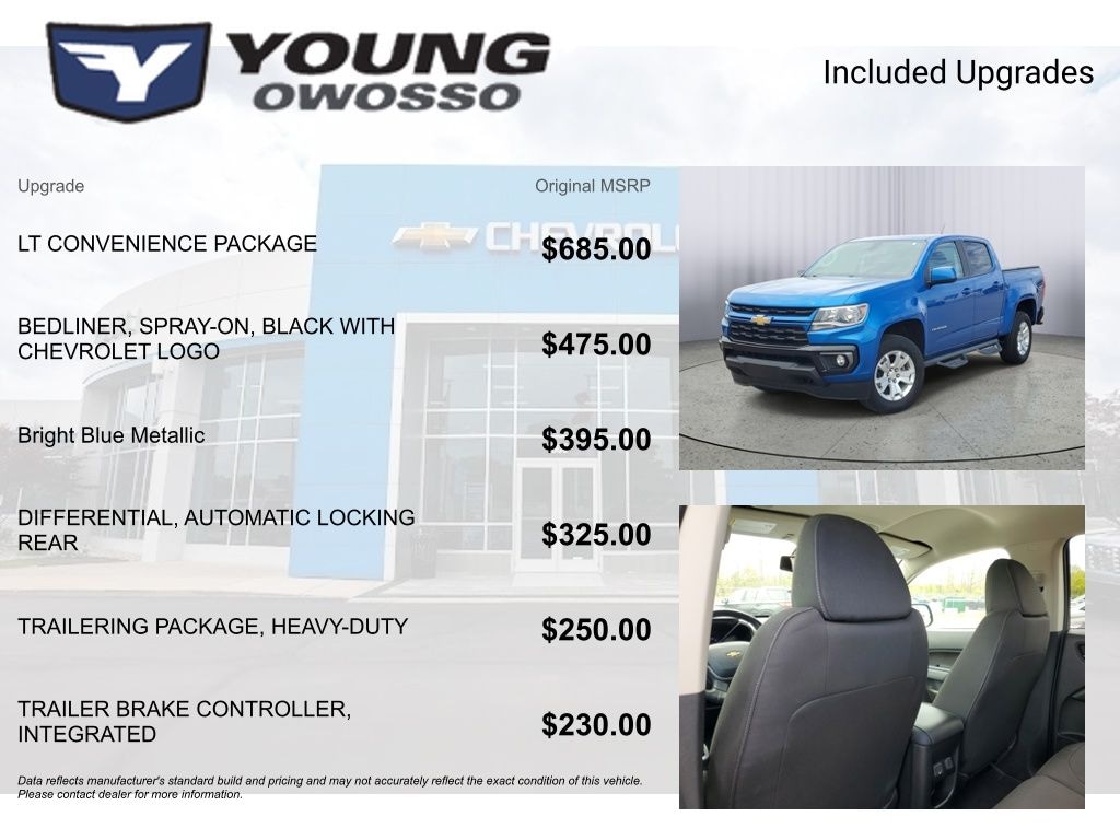 Certified 2022 Chevrolet Colorado LT Truck Crew Cab