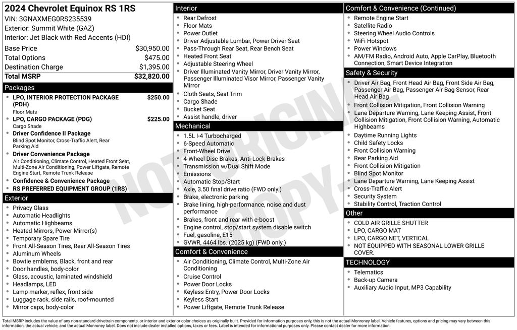 2024 Chevrolet Equinox RS - Photo 13