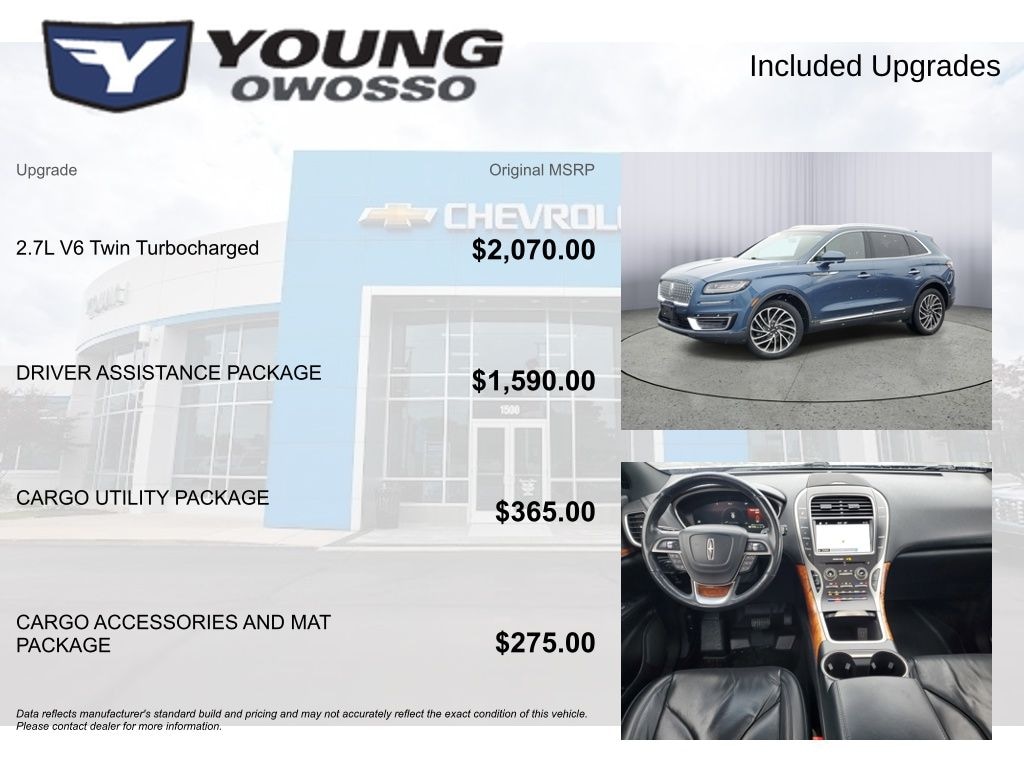 Used 2019 Lincoln Nautilus Reserve SUV