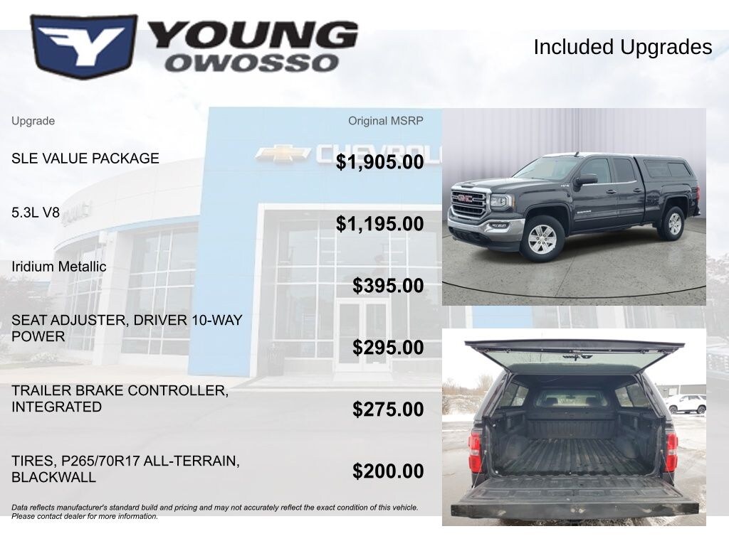 Used 2016 GMC Sierra 1500 SLE Truck Double Cab