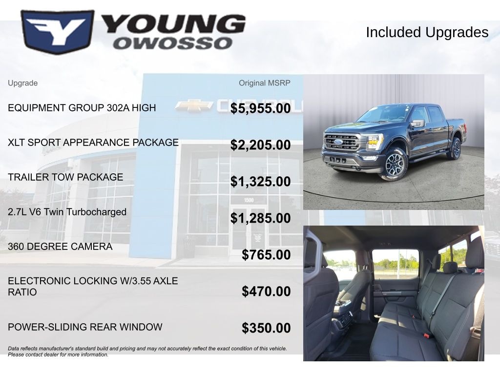 Used 2022 Ford F-150 XLT Truck SuperCrew Cab