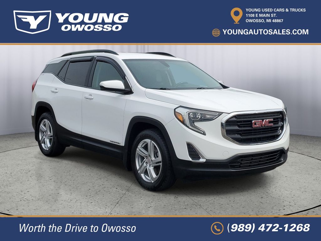 Used 2018 GMC Terrain SLE with VIN 3GKALMEX9JL406683 for sale in Owosso, MI