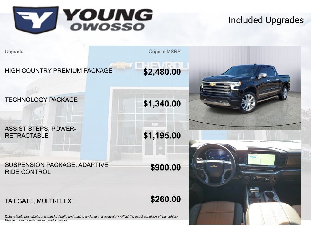 Certified 2025 Chevrolet Silverado 1500 High Country Truck Crew Cab