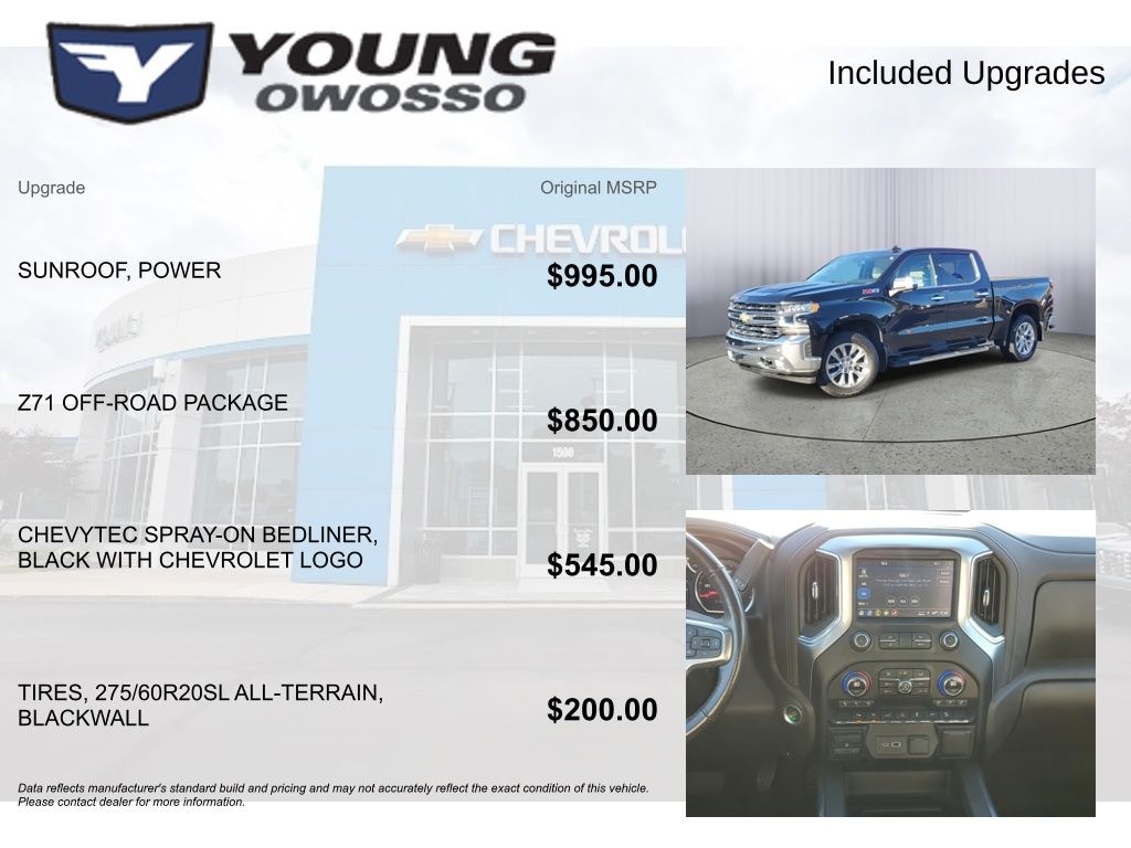 Used 2021 Chevrolet Silverado 1500 LTZ Truck Crew Cab