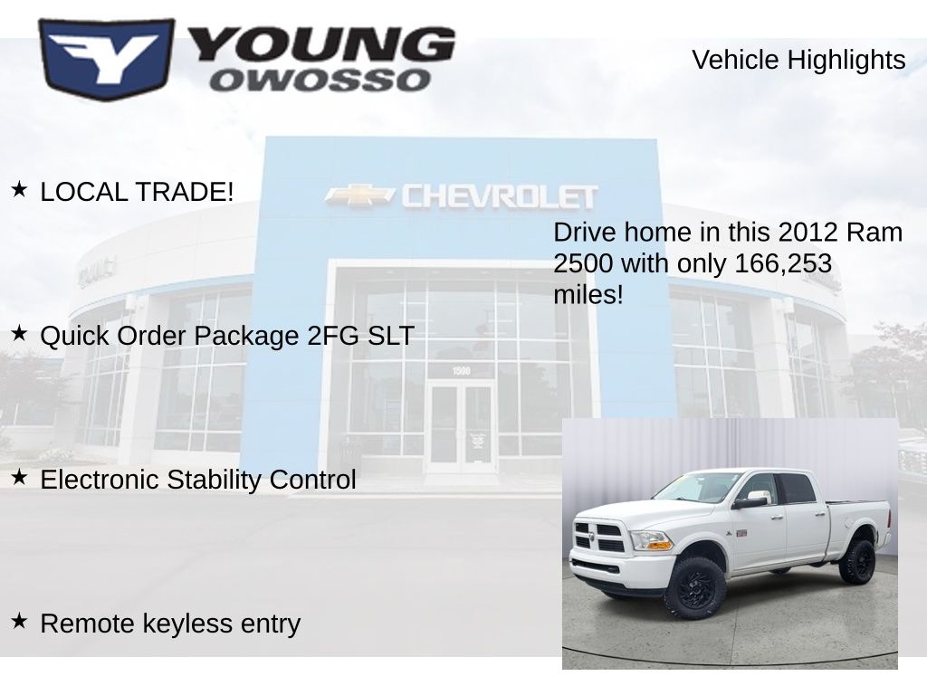 2012 RAM Ram 2500 Pickup SLT - Photo 7