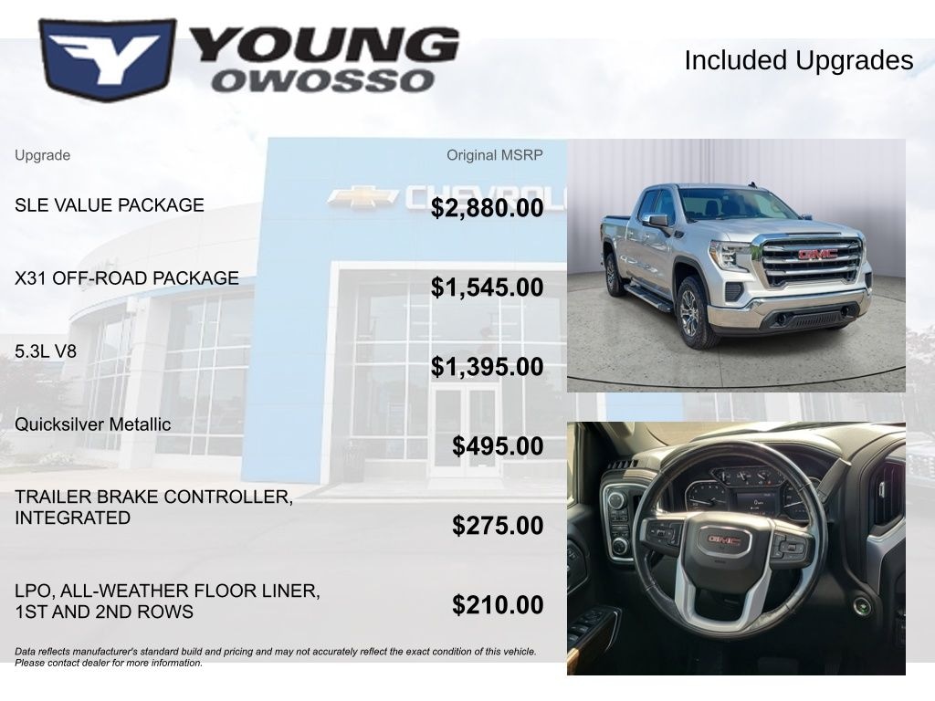 Used 2019 GMC Sierra 1500 SLE Truck Double Cab