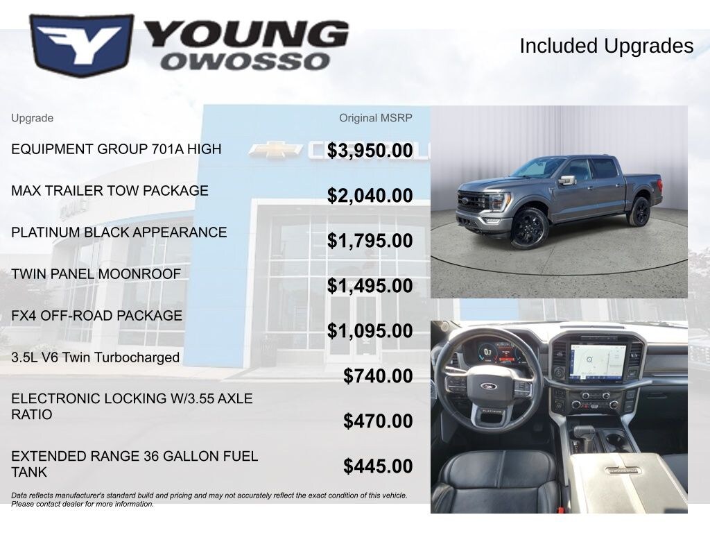 Used 2022 Ford F-150 Platinum Truck SuperCrew Cab