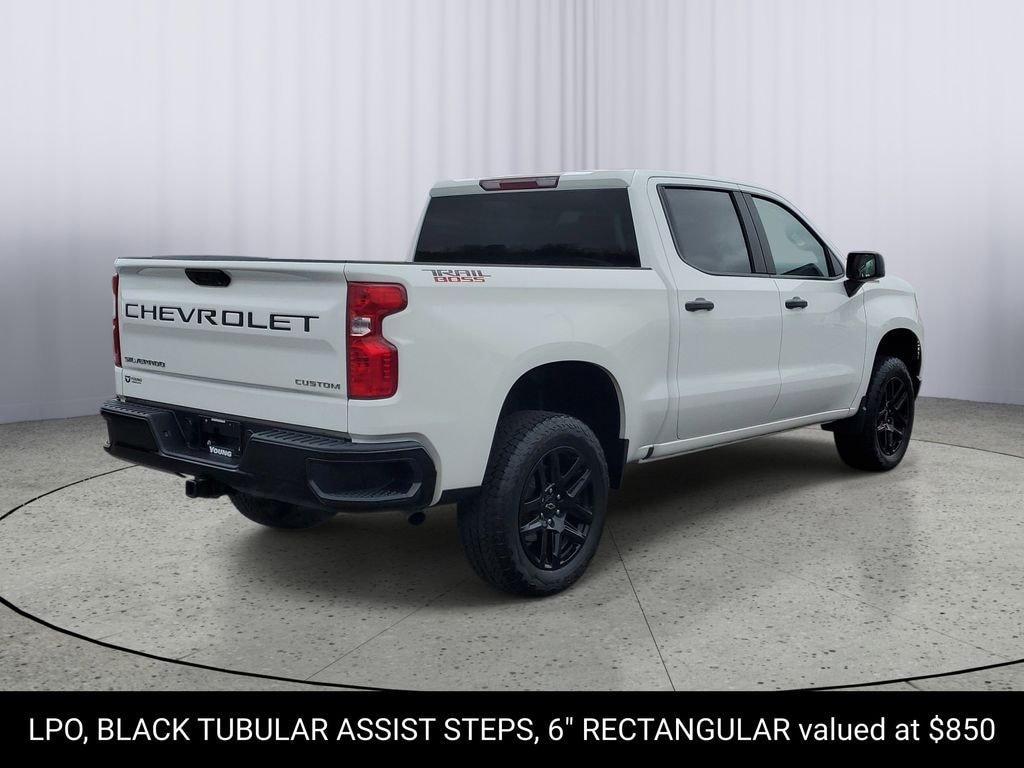 Certified 2025 Chevrolet Silverado 1500 Custom Trail Boss Truck Crew Cab