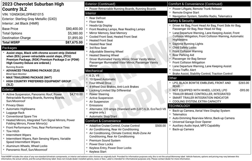 2023 Chevrolet Suburban High Country - Photo 13