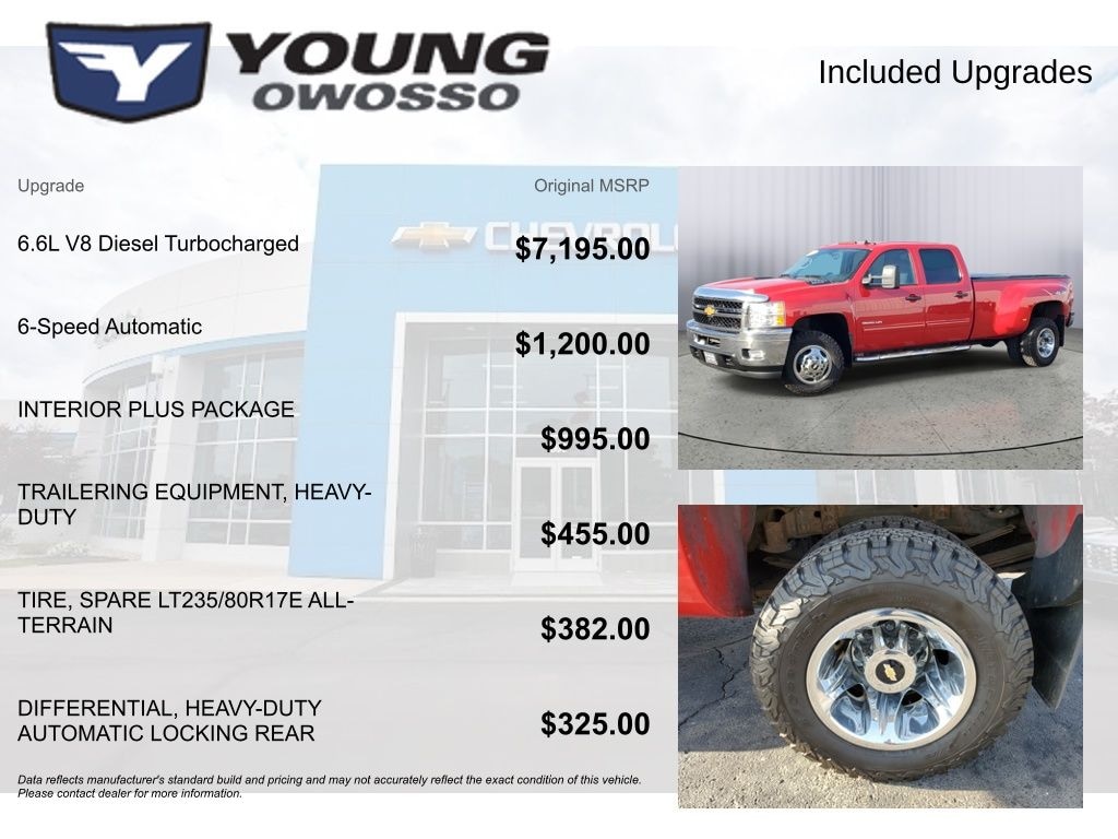 Used 2011 Chevrolet Silverado 3500HD LT Truck Crew Cab