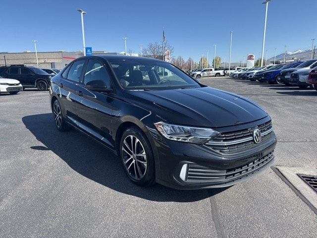 Used 2023 Volkswagen Jetta Sport with VIN 3VWBM7BU2PM022625 for sale in Logan, UT