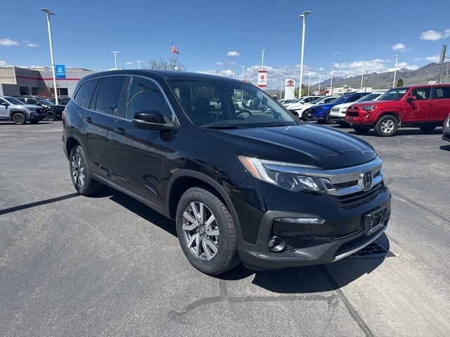 Used 2022 Honda Pilot EX-L with VIN 5FNYF6H51NB093611 for sale in Logan, UT
