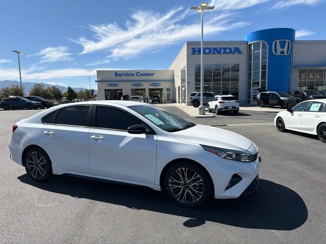 Used 2022 Kia FORTE GT-Line with VIN 3KPF54AD9NE480350 for sale in North Logan, UT