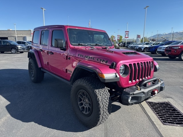 Used 2022 Jeep Wrangler Unlimited Rubicon 392 with VIN 1C4JJXSJ5NW103452 for sale in Logan, UT