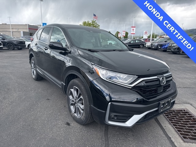Used 2022 Honda CR-V EX-L with VIN 5J6RW2H8XNA009182 for sale in Logan, UT