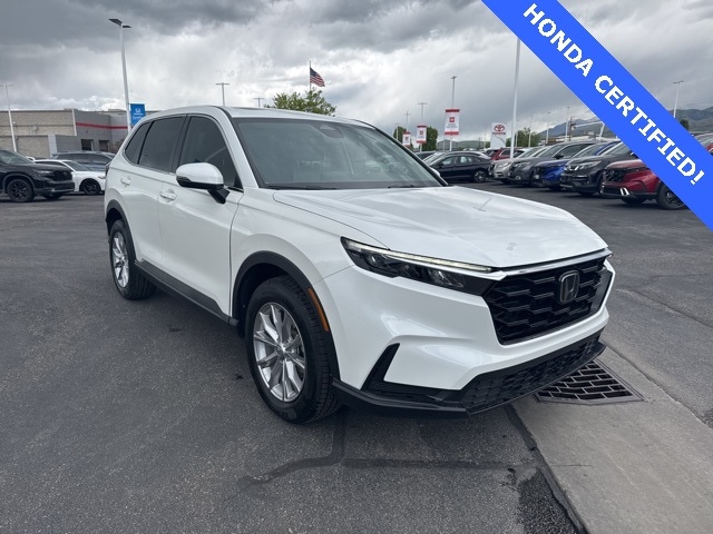 Used 2023 Honda CR-V EX with VIN 7FARS4H45PE012967 for sale in Logan, UT