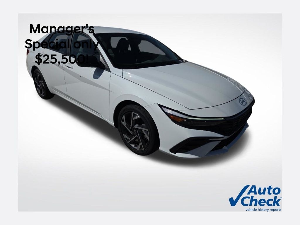 Certified 2025 Hyundai Elantra Hybrid SEL Sport Sedan