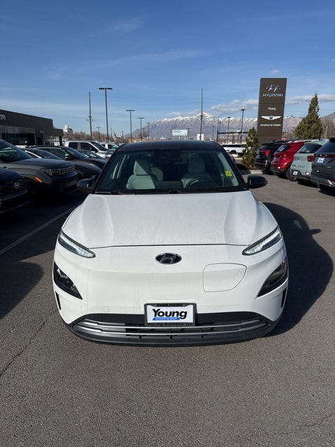Used 2022 Hyundai Kona EV SEL with VIN KM8K23AG6NU139173 for sale in Ogden, UT