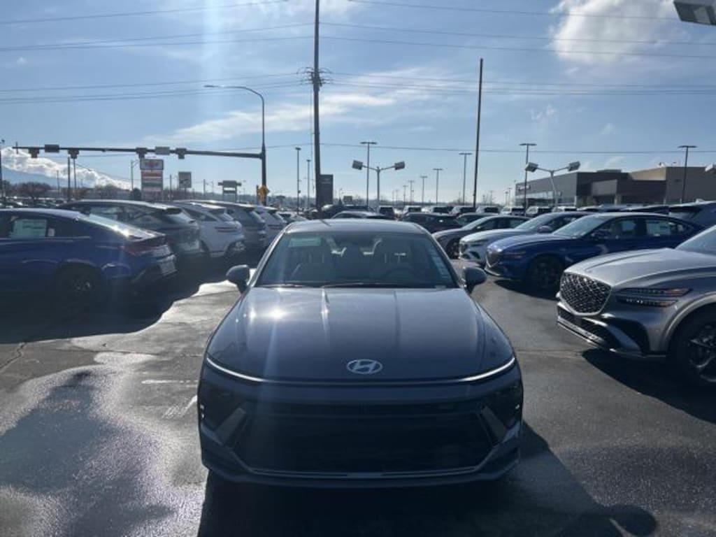 New 2026 Hyundai Sonata Hybrid Blue Sedan