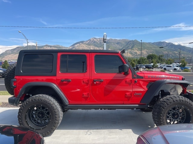 Used 2020 Jeep Wrangler Unlimited Rubicon with VIN 1C4HJXFN7LW291285 for sale in Ogden, UT