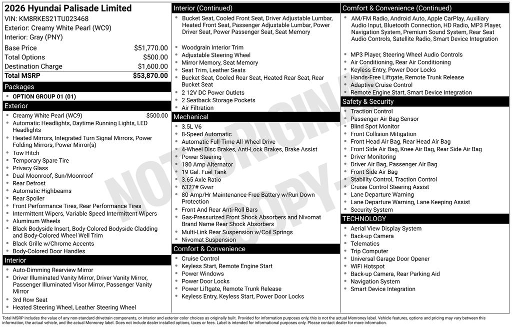 2026 Hyundai Palisade Limited - Photo 27
