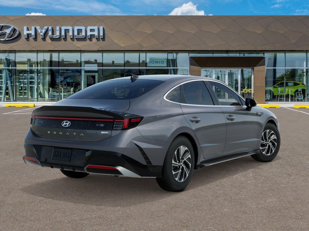 New 2026 Hyundai Sonata Hybrid Blue Sedan