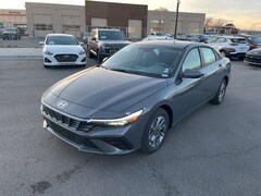 2026 Hyundai Elantra Hybrid Blue Sedan