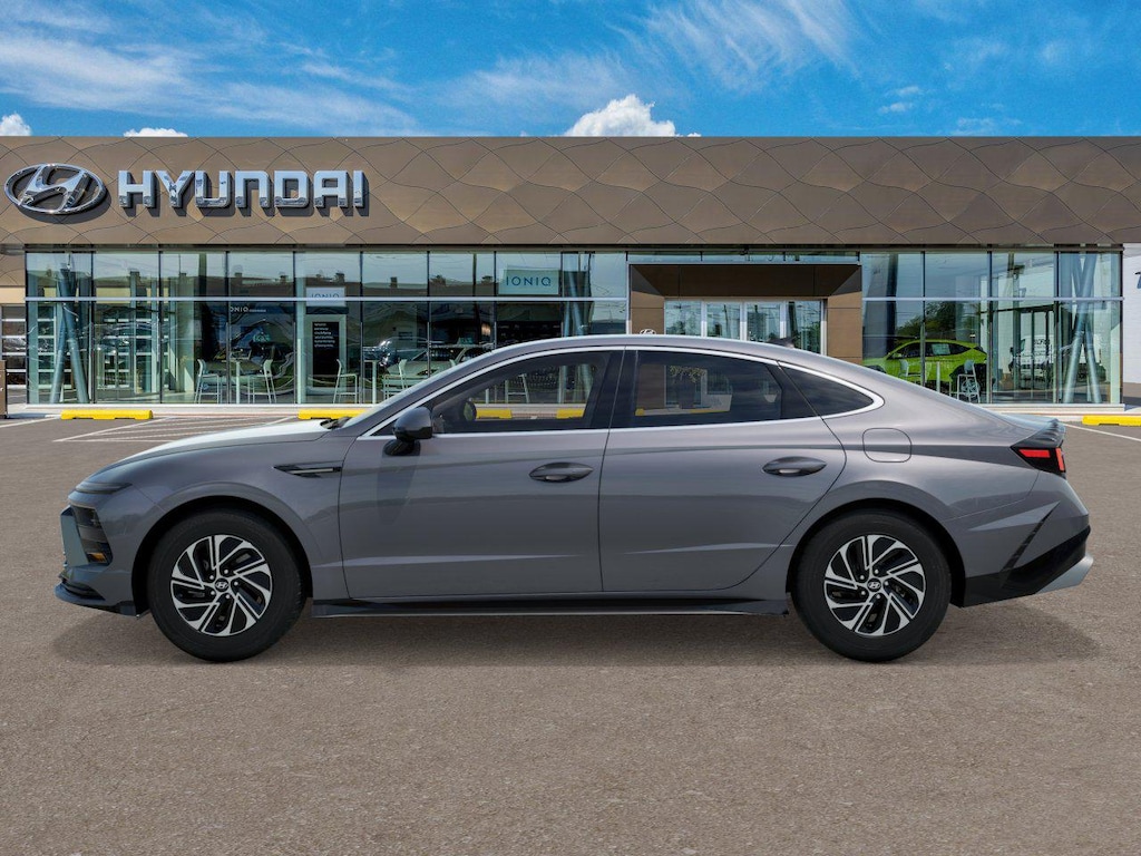 New 2026 Hyundai Sonata Hybrid Blue Sedan