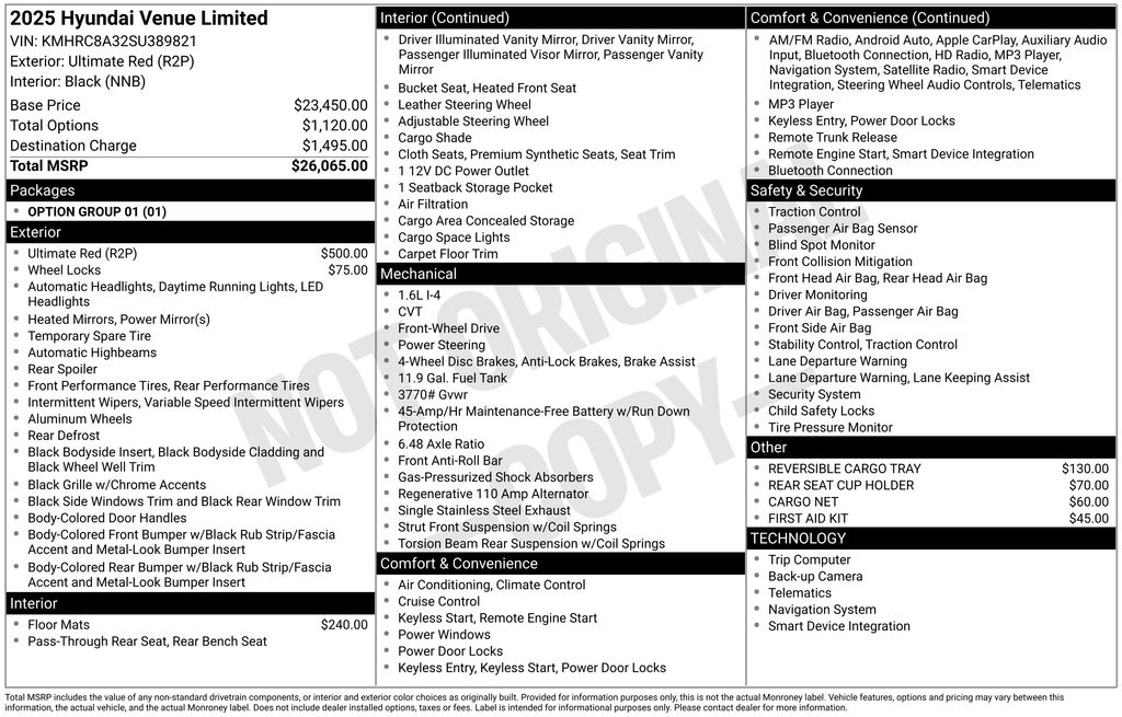 2025 Hyundai Venue Limited - Photo 28