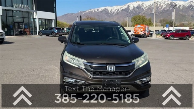 Used 2016 Honda CR-V EX-L with VIN 2HKRM3H74GH507673 for sale in Layton, UT
