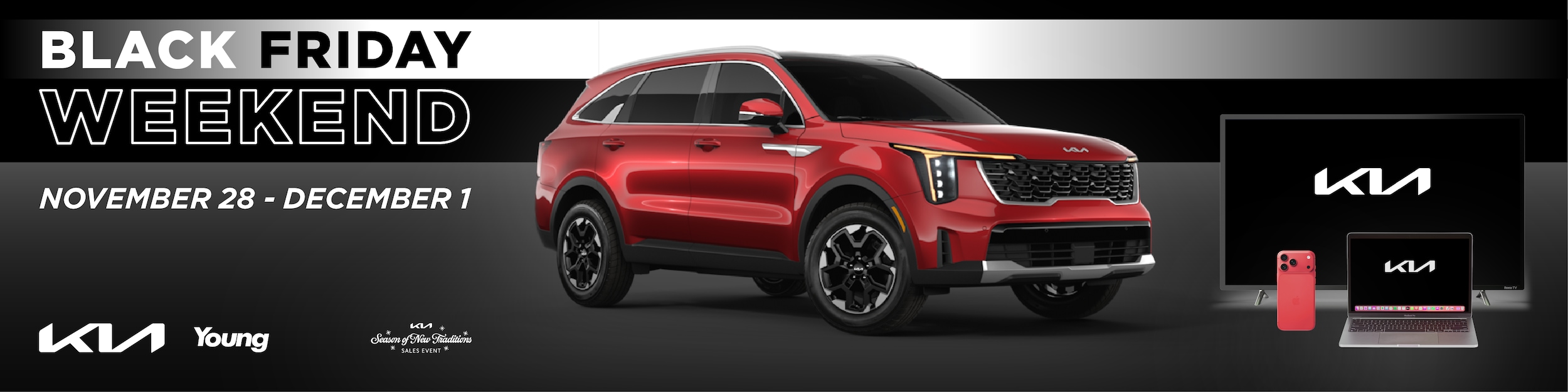 Young Kia Black Friday Event