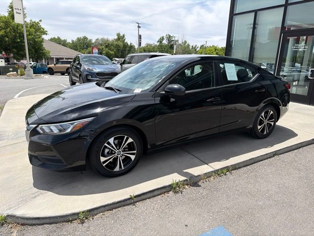 Used 2021 Nissan Sentra SV with VIN 3N1AB8CV3MY308704 for sale in Layton, UT