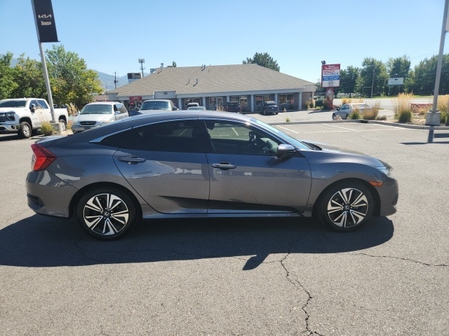 Used 2018 Honda Civic EX-L with VIN JHMFC1F74JX005804 for sale in Layton, UT