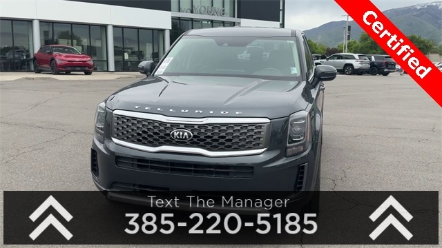 Certified 2021 Kia Telluride LX with VIN 5XYP2DHC7MG143400 for sale in Layton, UT