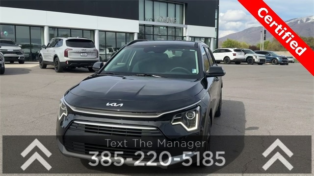Certified 2024 Kia Niro LX with VIN KNDCP3LE8R5155297 for sale in Layton, UT