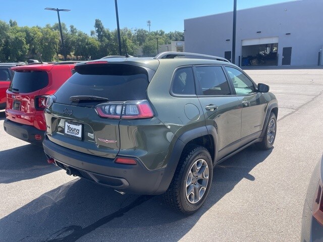 Used 2021 Jeep Cherokee Trailhawk with VIN 1C4PJMBXXMD109853 for sale in Ogden, UT