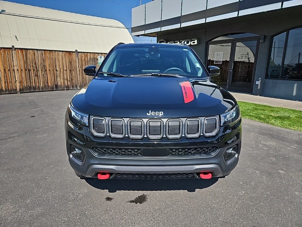 Used 2022 Jeep Compass Trailhawk with VIN 3C4NJDDB8NT221765 for sale in Missoula, MT