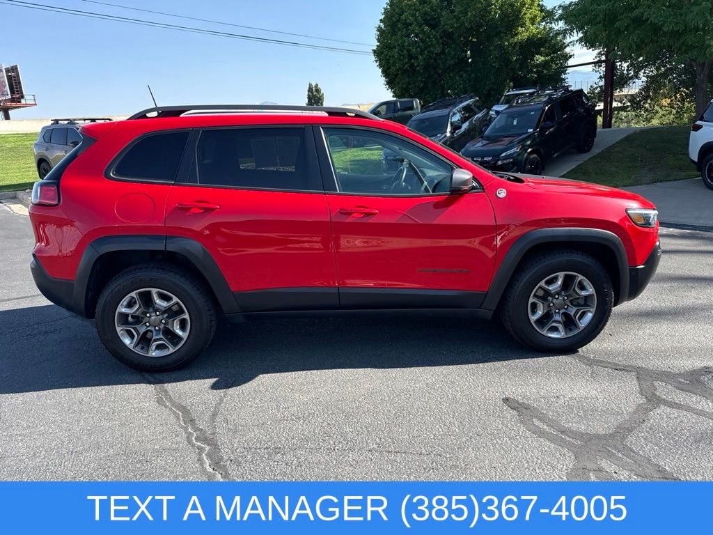 Used 2019 Jeep Cherokee Trailhawk Elite with VIN 1C4PJMBX9KD104186 for sale in Morgan, UT