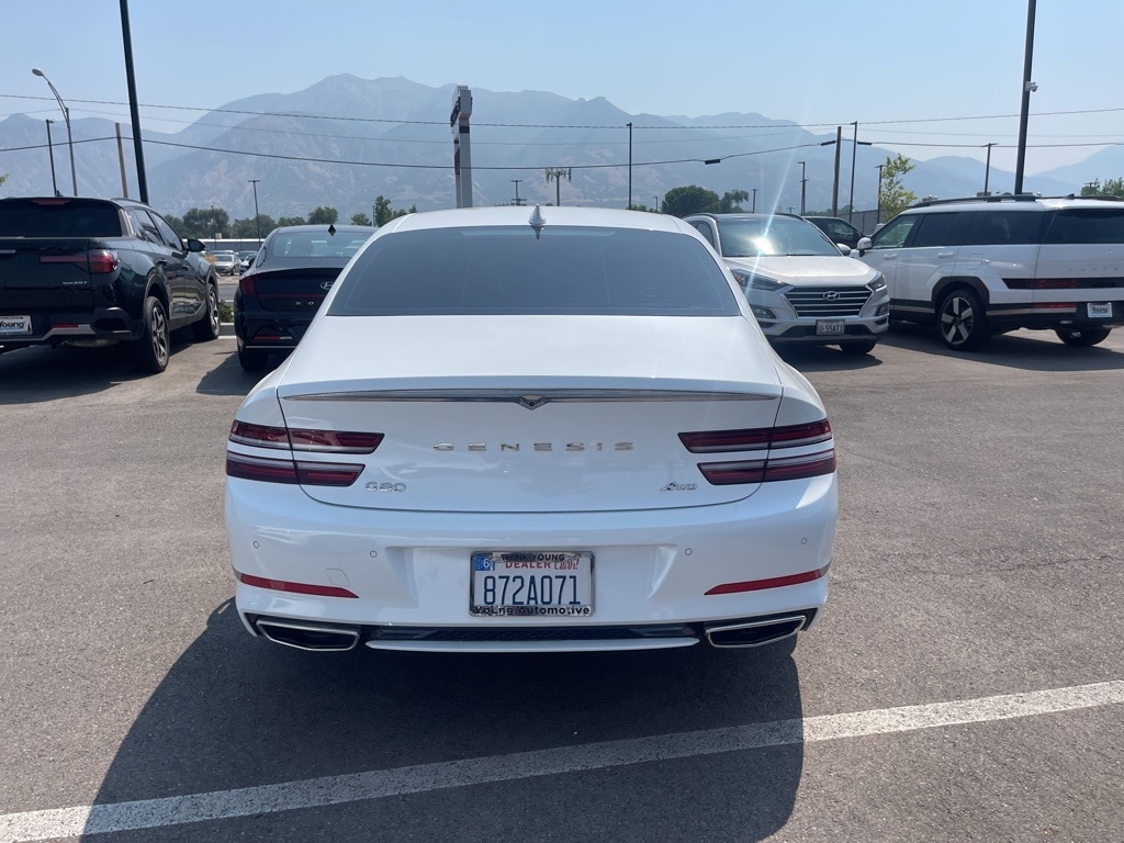 Certified 2024 GENESIS G80 Base with VIN KMTGB4SC5RU212973 for sale in Ogden, UT