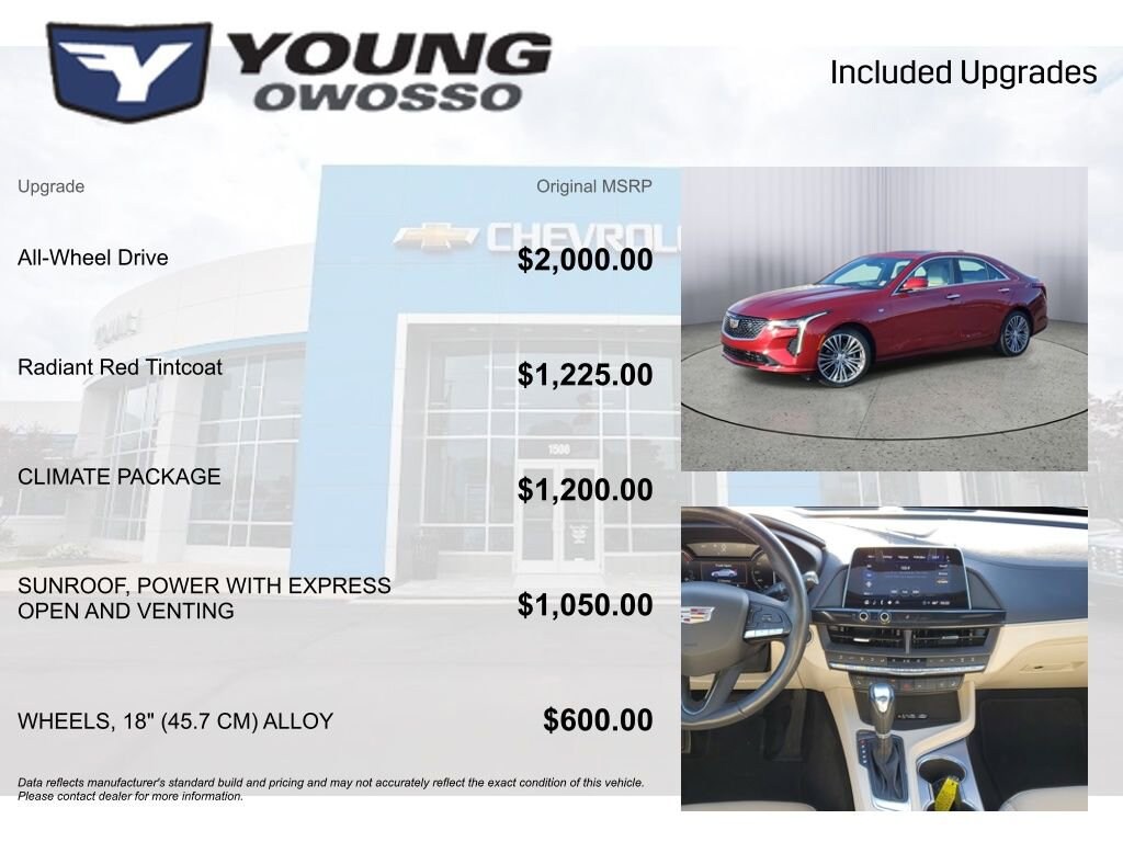 Certified 2023 CADILLAC CT4 Premium Luxury Car