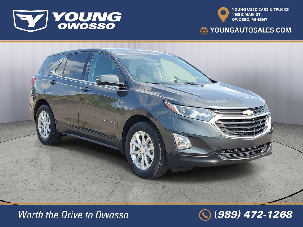 Used 2019 Chevrolet Equinox LT with VIN 2GNAXKEV9K6157074 for sale in Owosso, MI