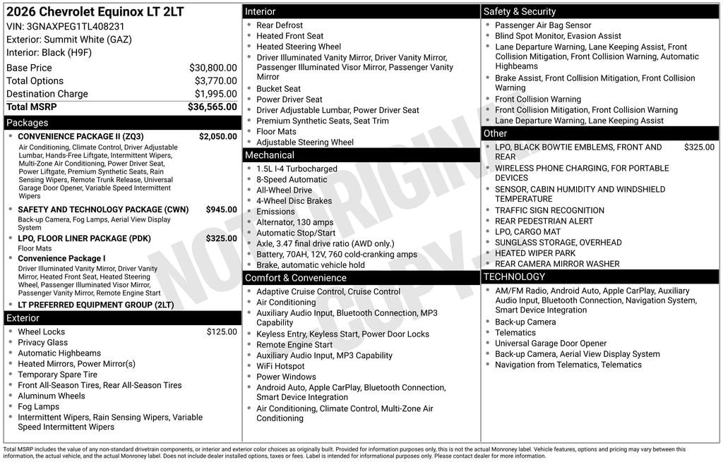 2026 Chevrolet Equinox LT - Photo 5