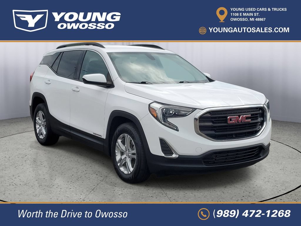 Used 2018 GMC Terrain SLE with VIN 3GKALMEV8JL405782 for sale in Owosso, MI