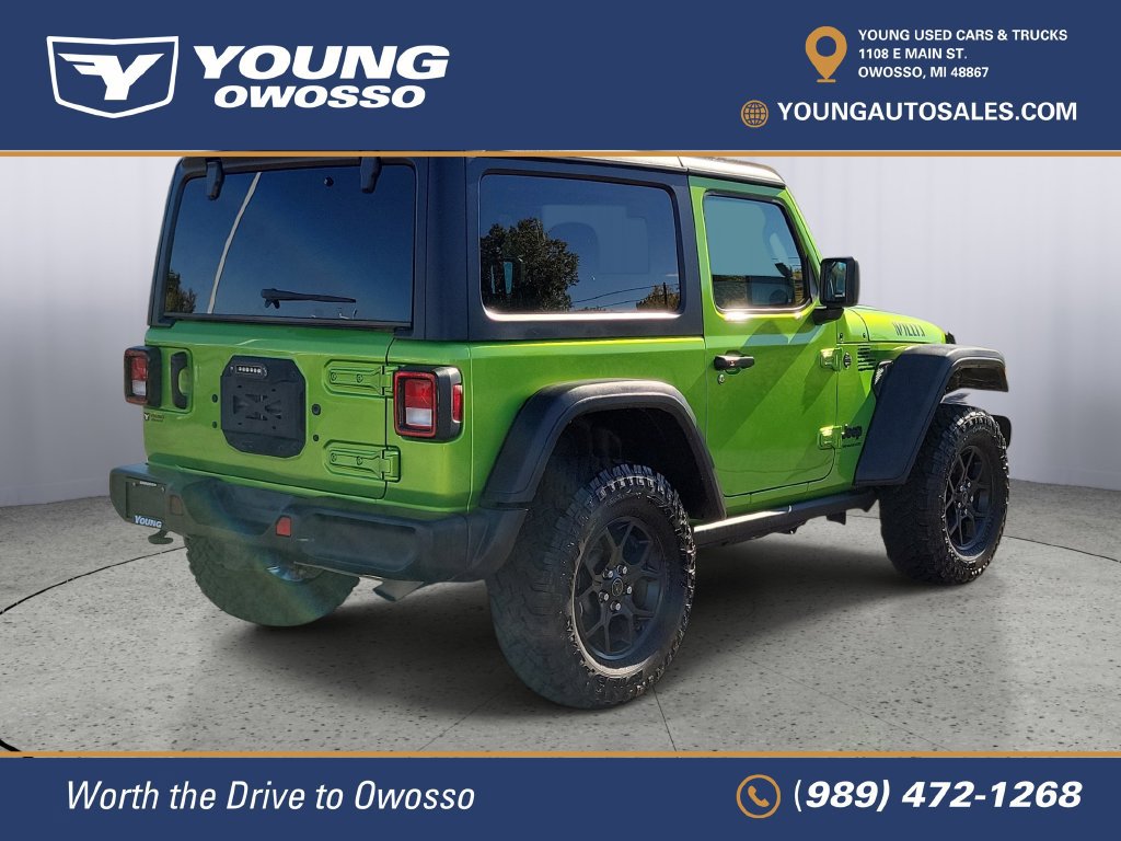 Used 2025 Jeep Wrangler 2-Door Willys 4x4 SUV