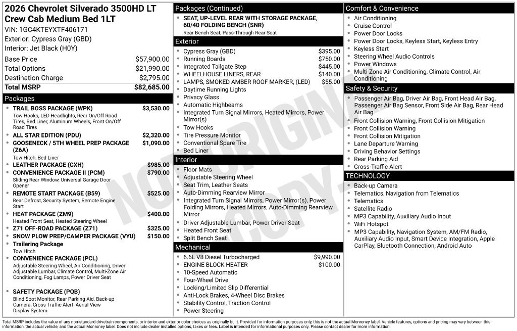 2026 Chevrolet Silverado 3500 HD LT - Photo 4