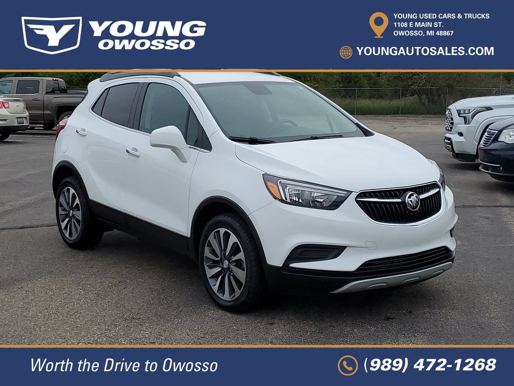 Used 2022 Buick Encore Preferred with VIN KL4CJESMXNB554000 for sale in Owosso, MI