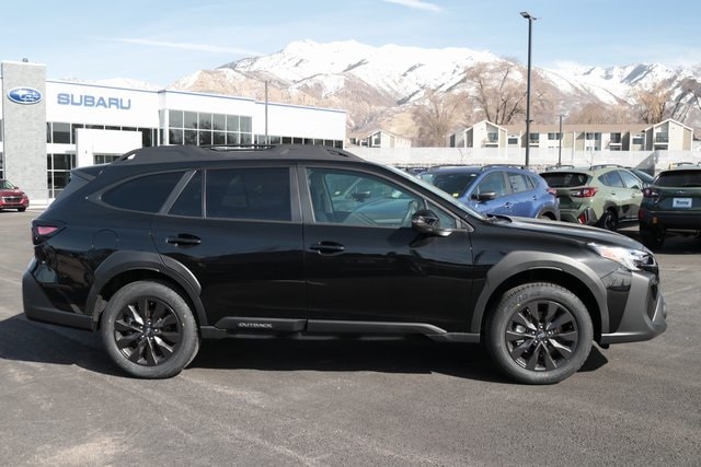 Certified 2025 Subaru Outback Onyx Edition with VIN 4S4BTALCXS3156443 for sale in Ogden, UT