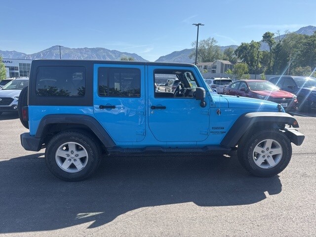 Used 2018 Jeep Wrangler JK Unlimited Sport S with VIN 1C4BJWDG0JL878172 for sale in Ogden, UT