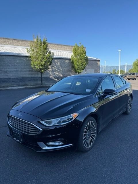 Used 2017 Ford Fusion SE with VIN 3FA6P0T95HR141602 for sale in Logan, UT